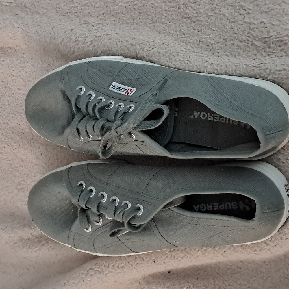 Women's Grey Superga Shoes 40